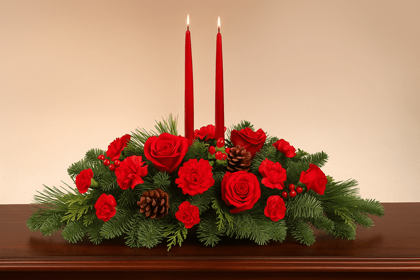 Affordable Christmas Flower Arrangements